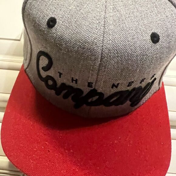 Neff Company Black/Gray Snapback Hat/Cap - Picture 6 of 10